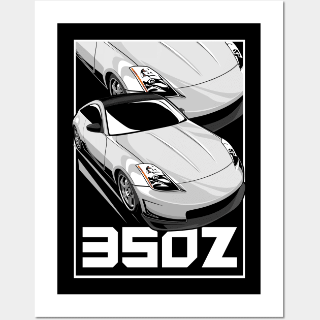 Nissan 350z Wall Art by JDMAPEX